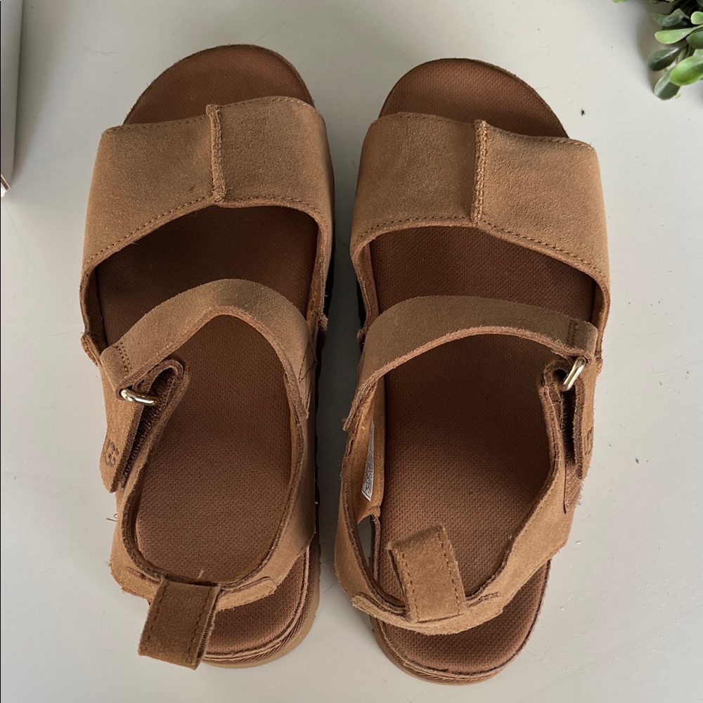 UGG Brown Suede Sandals